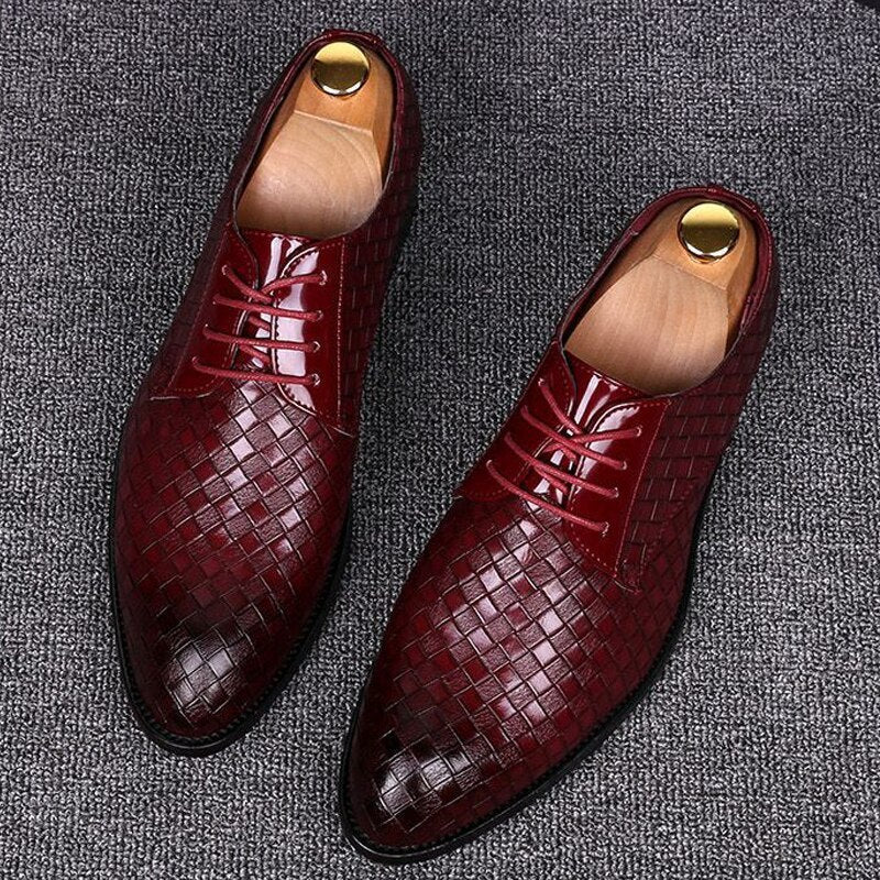 Casper - Stylish Leather Men's Lace-Up Shoes