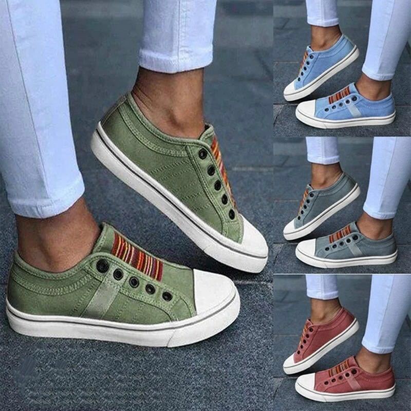 Mezi Shoes I Canvas Trainers For Women