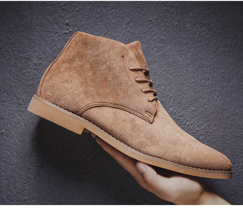 Gerald - Urban Stride Classic | Stylish Mid-Top Men's Shoes with Laces