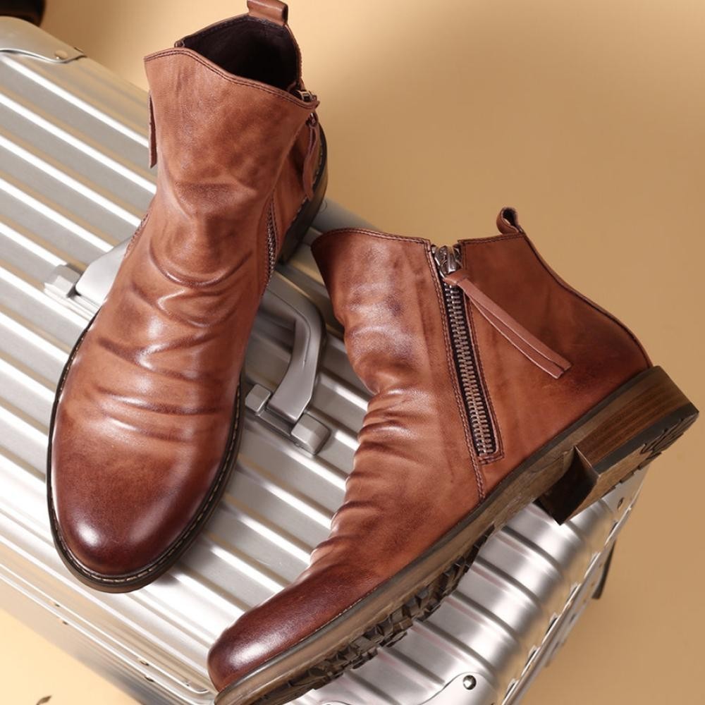 Mac - Stylish Men's Leather Boots