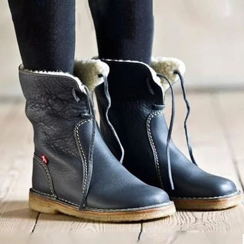 Sophia - Luxurious half-high lined ladies' boots