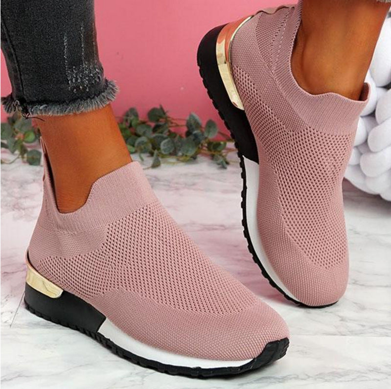 Blisswalk Comfort | Ergonomic Women's Sneakers Without Laces With Cushioning Heel