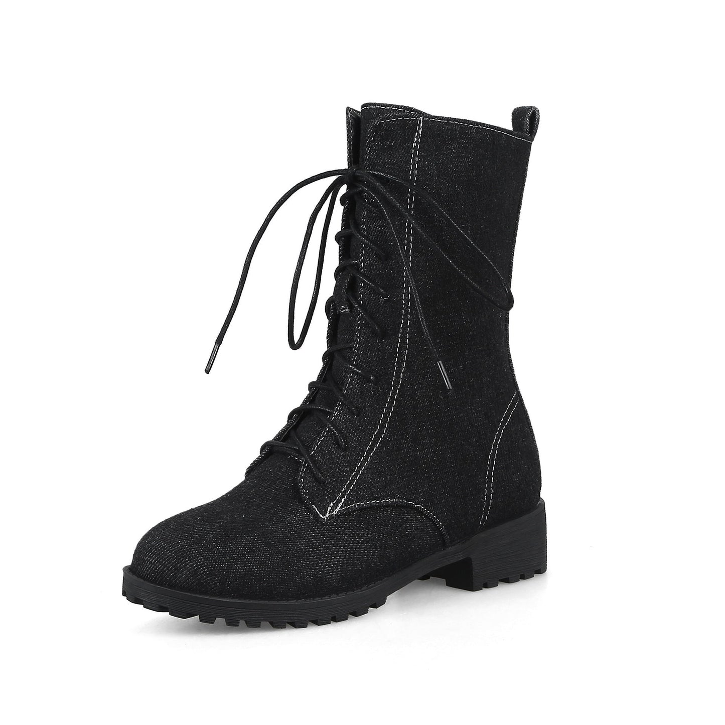 Lena - Ladies classic lace-up shoes with low heel