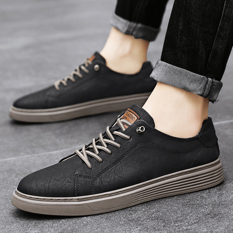 Ethan - Comfortable Oxford Leather Sneakers for Men