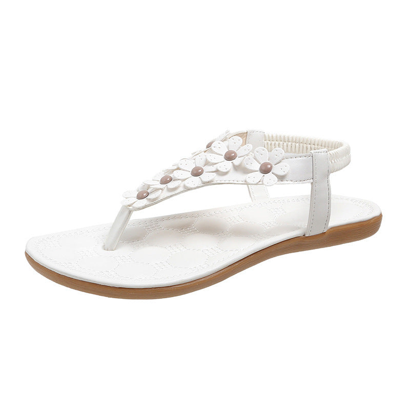 Grace - Sandals | Stylish Sandals With Floral Detail For Women