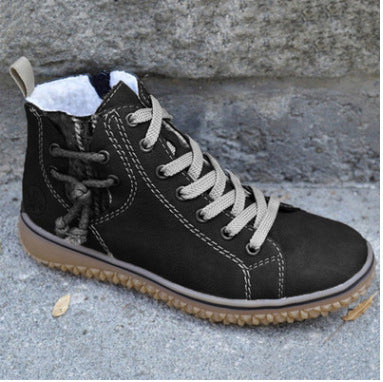 Sofia - Classic vintage leather winter boots for women