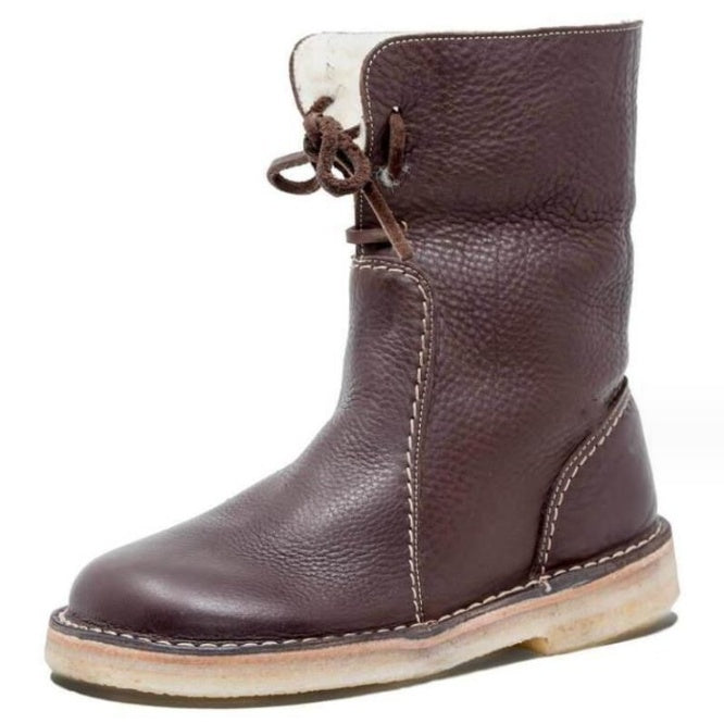 Sophia - Luxurious half-high lined ladies' boots