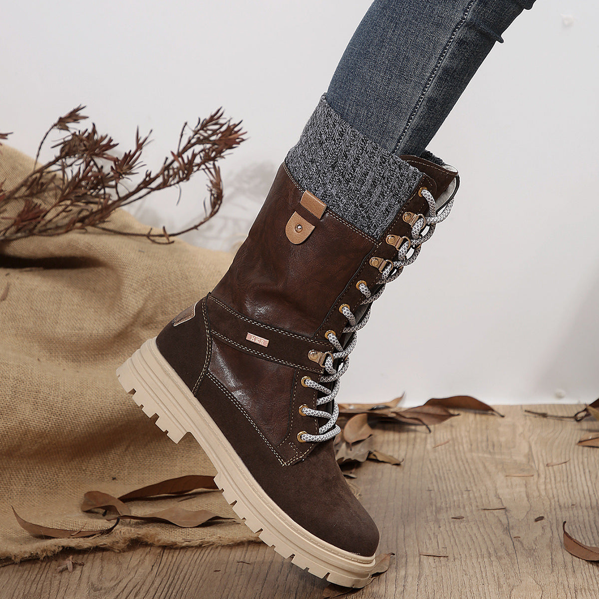 Nora - Stylish high ladies winter boots