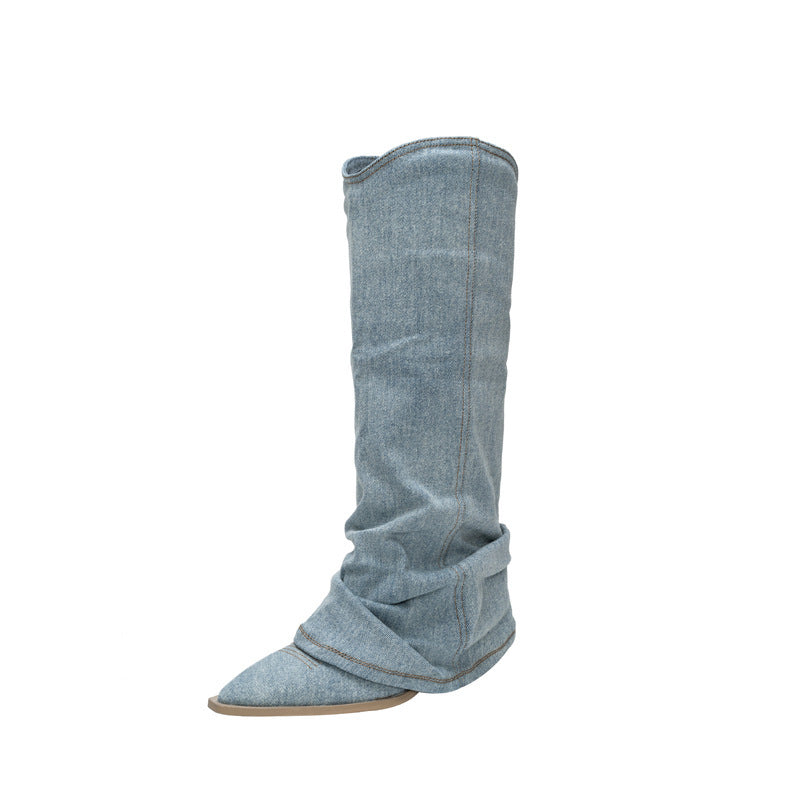 Aurora - Winterproof denim boots