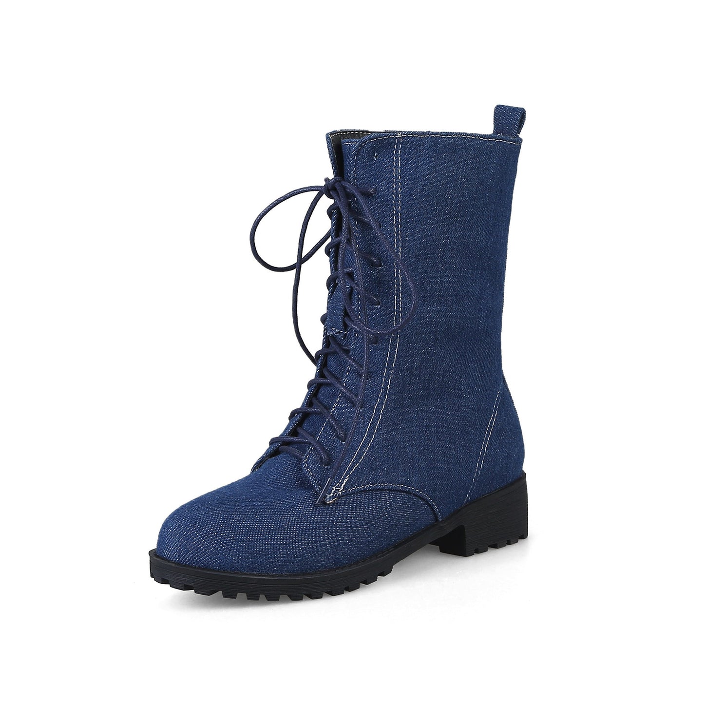 Lena - Ladies classic lace-up shoes with low heel