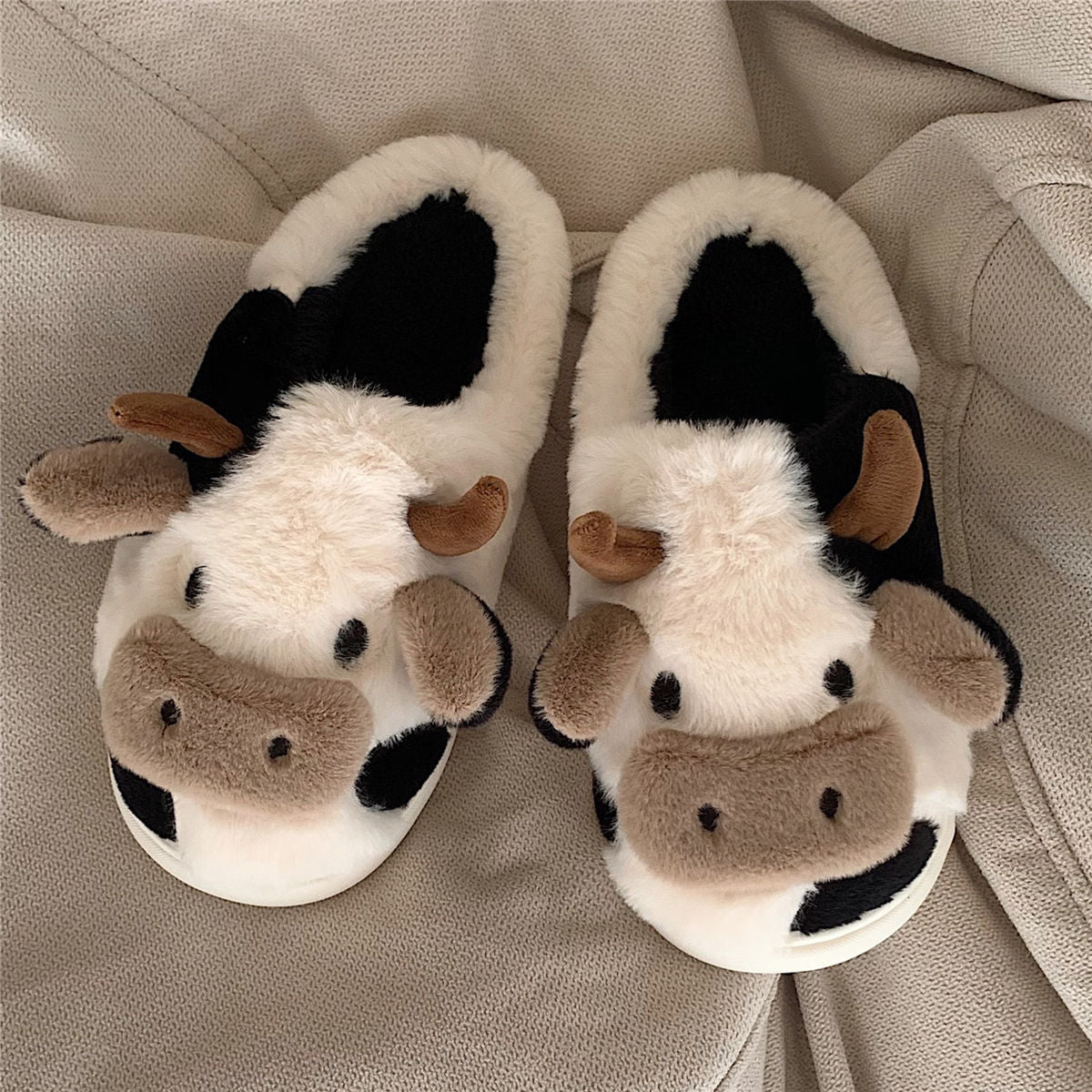 Paisley - Cow slippers | For women