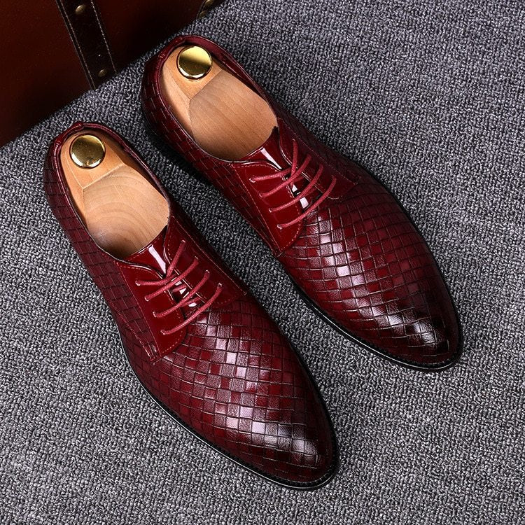 Casper - Stylish Leather Men's Lace-Up Shoes