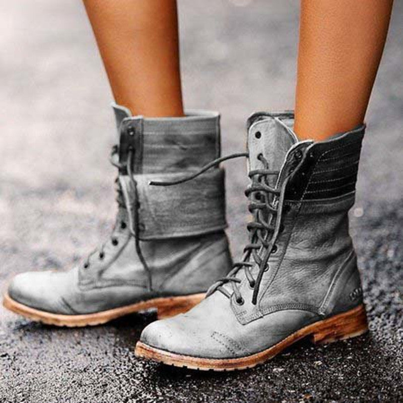 Elizabeth - Vintage lace-up shoes ladies