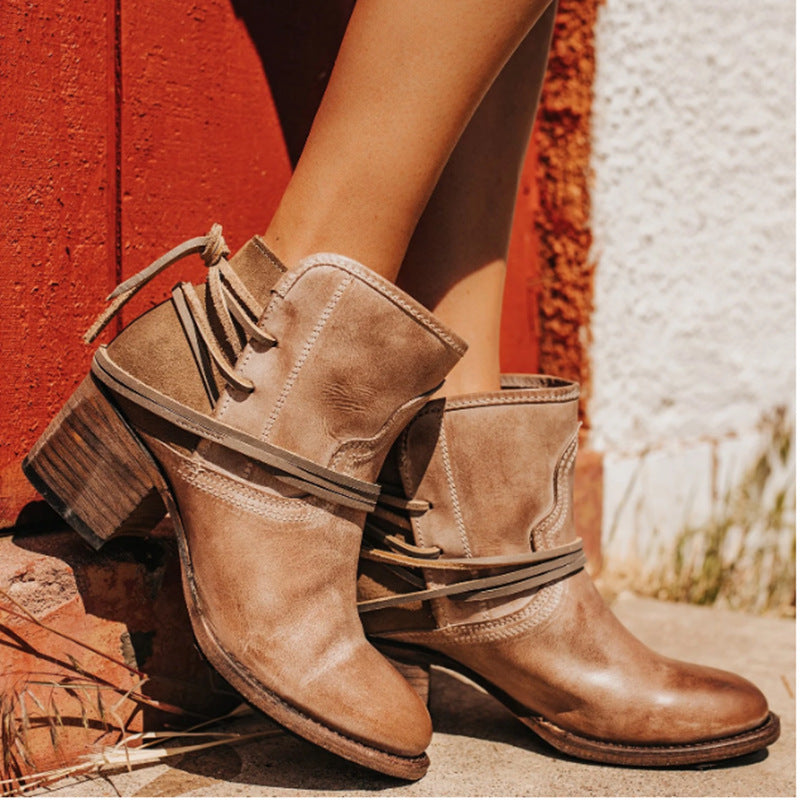 Celeste - Stylish leather ladies ankle boots
