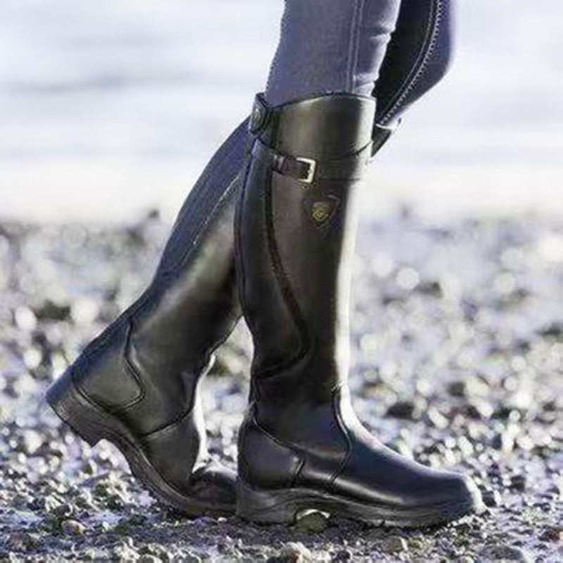 Leni - Vintage knee-length boots