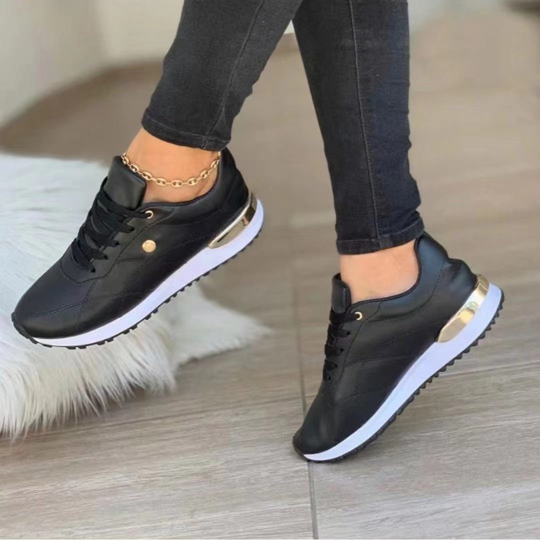 Celia - Comfortable leather ladies sneakers