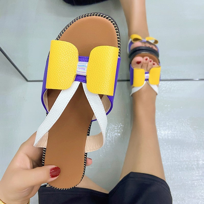 Aliyah - Flyslide | Slipper with Butterfly Design