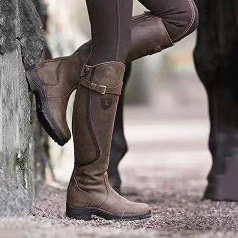 Leni - Vintage knee-length boots