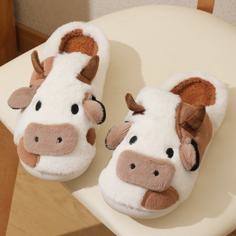 Paisley - Cow slippers | For women