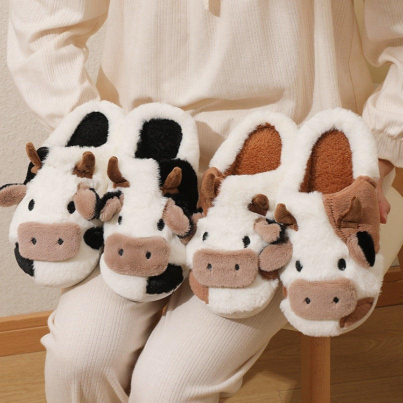 Paisley - Cow slippers | For women
