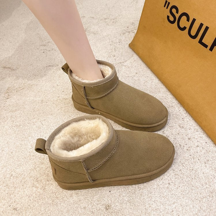 Isabella - Luxe Low winter boots with fur
