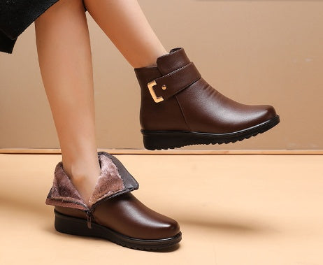 Emma - Orthopaedic leather boots for women