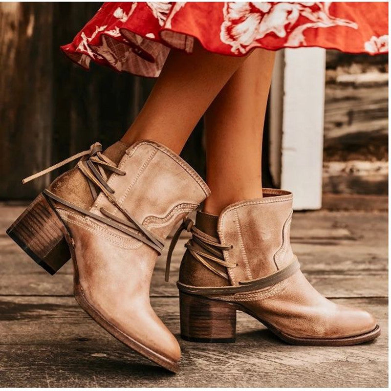 Celeste - Stylish leather ladies ankle boots
