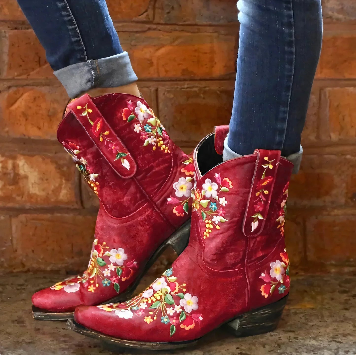 Sierra - Weatherproof vintage cowgirl boots