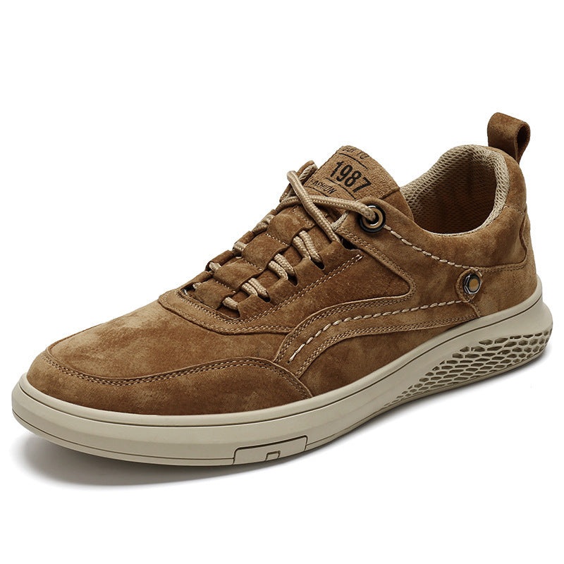 Victor - Luxurious leather sneakers with laces