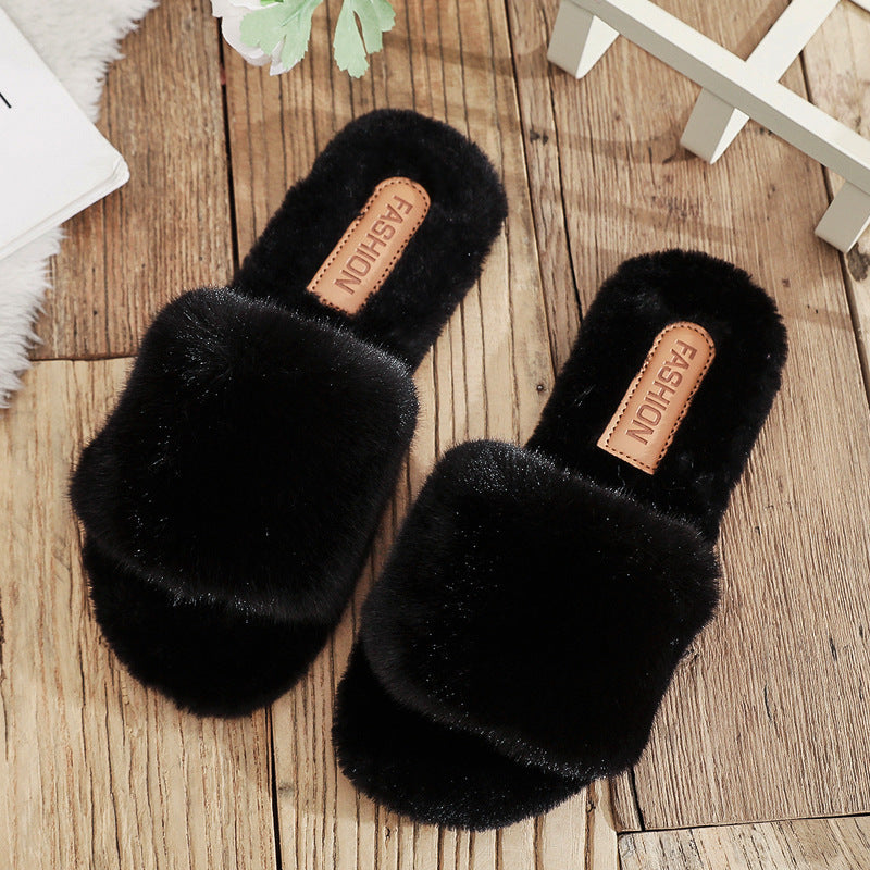 Dina - Fluffy slippers