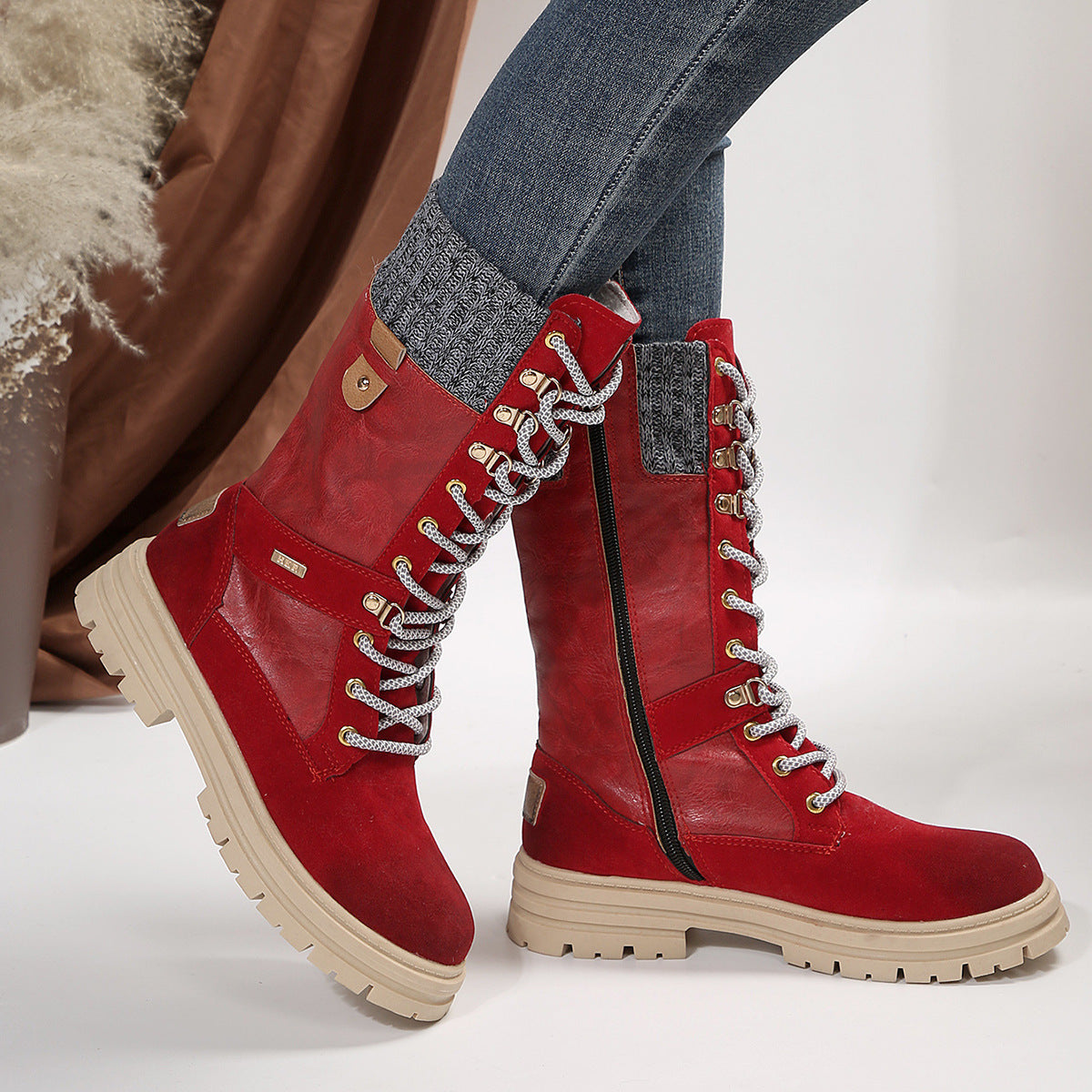 Nora - Stylish high ladies winter boots