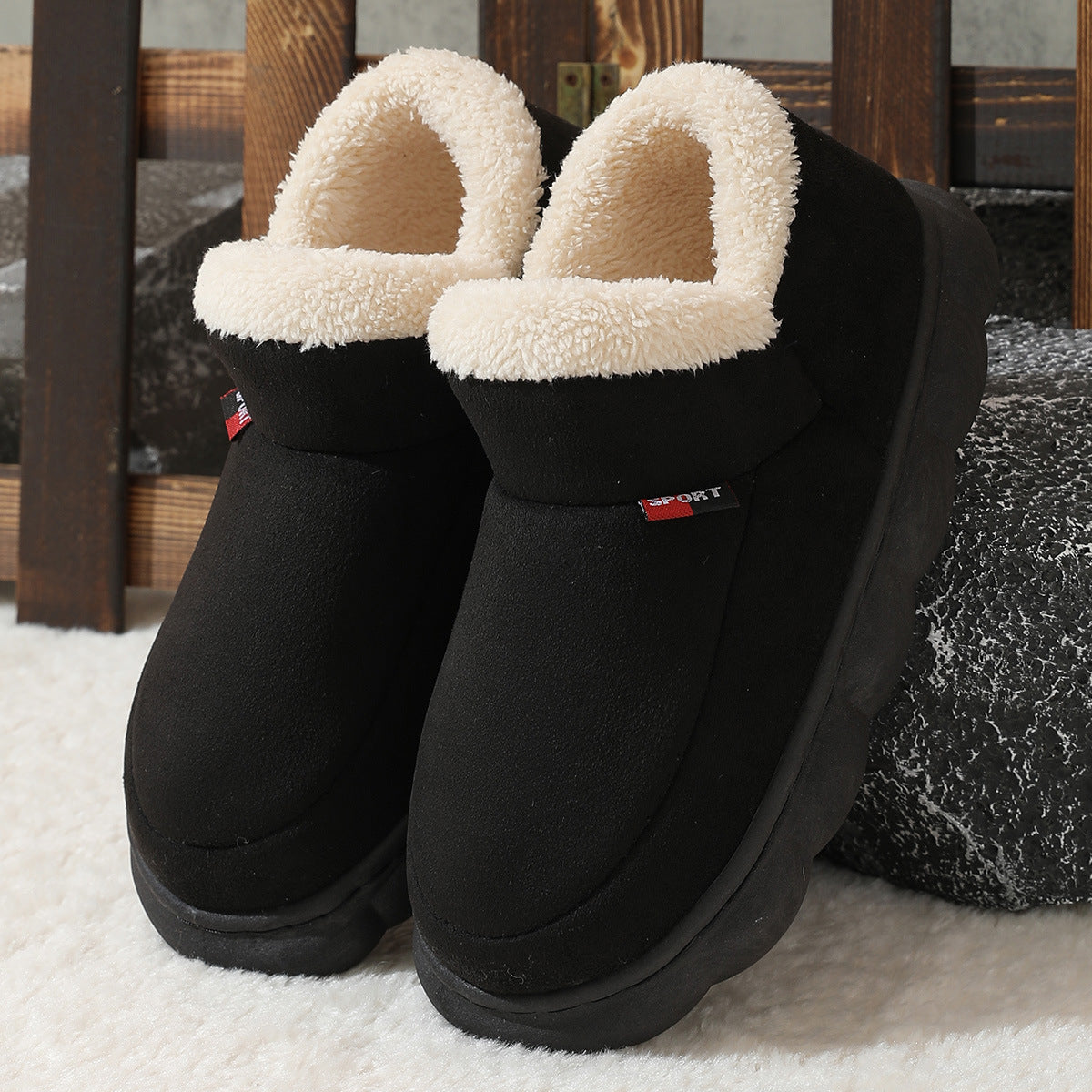 Sofie - Comfortable fur slippers