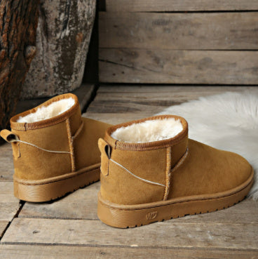 Isabella - Luxe Low winter boots with fur