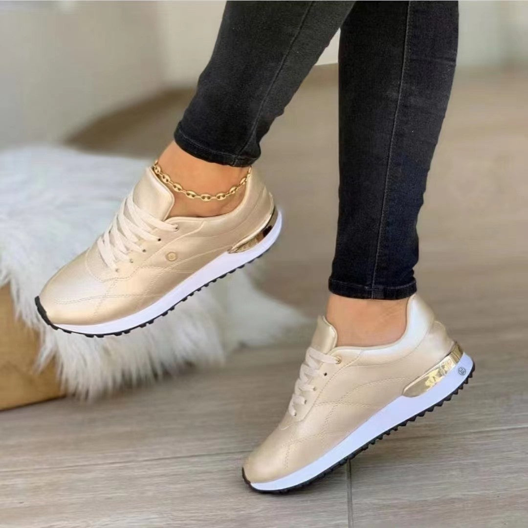 Celia - Comfortable leather ladies sneakers