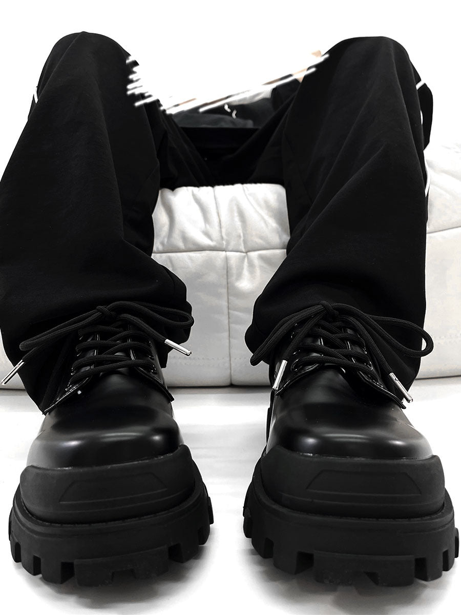 Evan - Modern Leather Shoes with Thick Sole