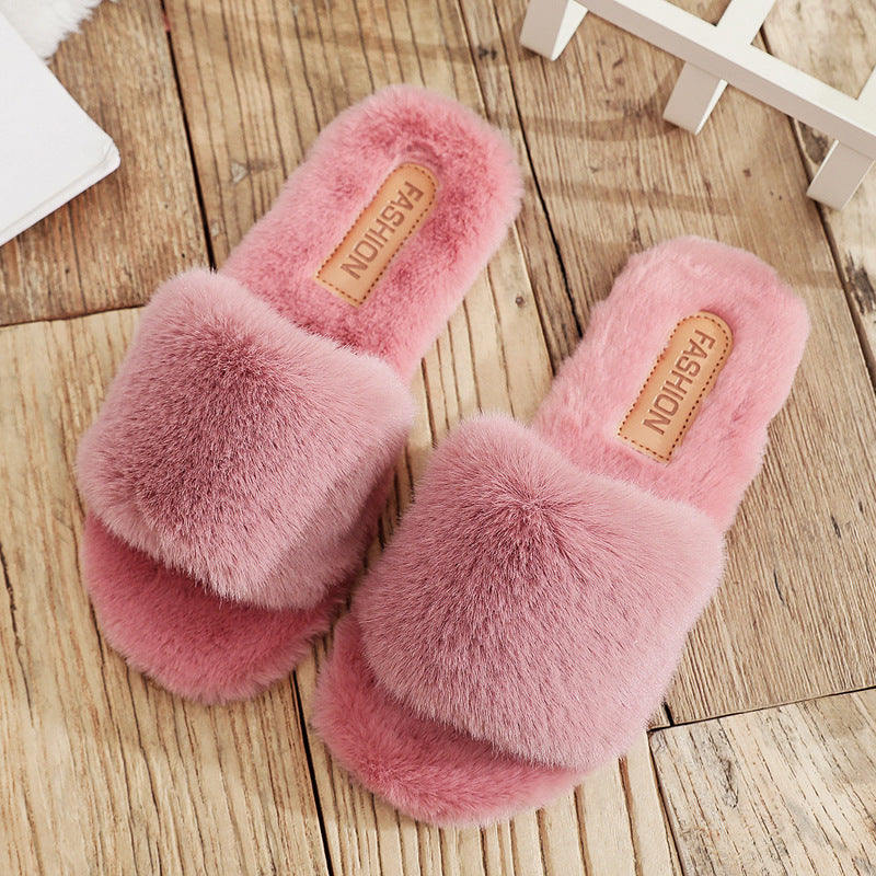 Dina - Fluffy slippers