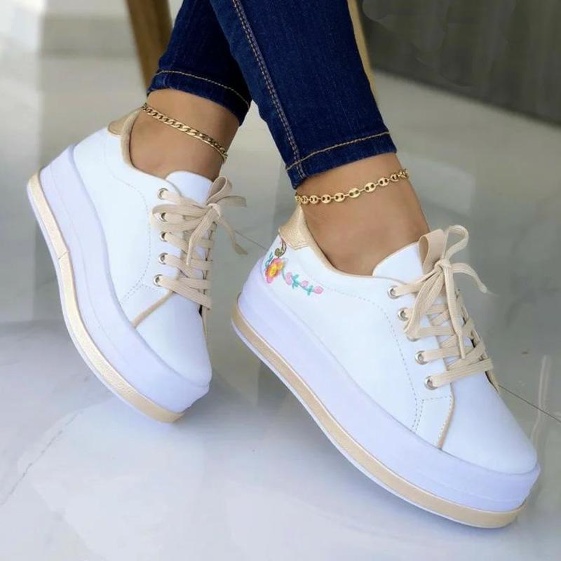 Isha - Sneaks I Sports shoes with platform sole for women