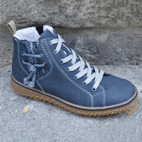Laurence - High-Cut Lace-Up Shoes with Side Lace Design