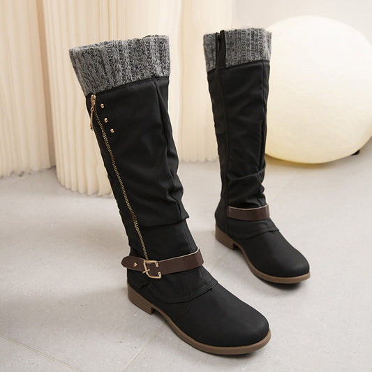 Ivory - Fashionable high women's ankle boots