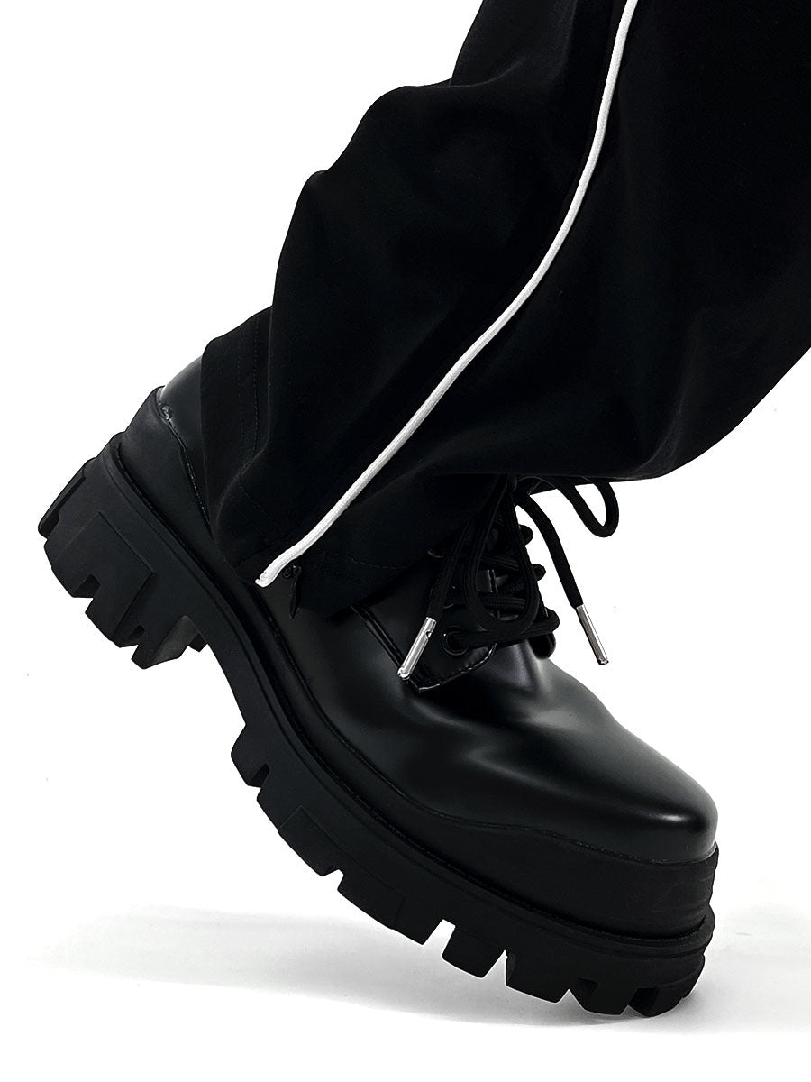 Evan - Modern Leather Shoes with Thick Sole