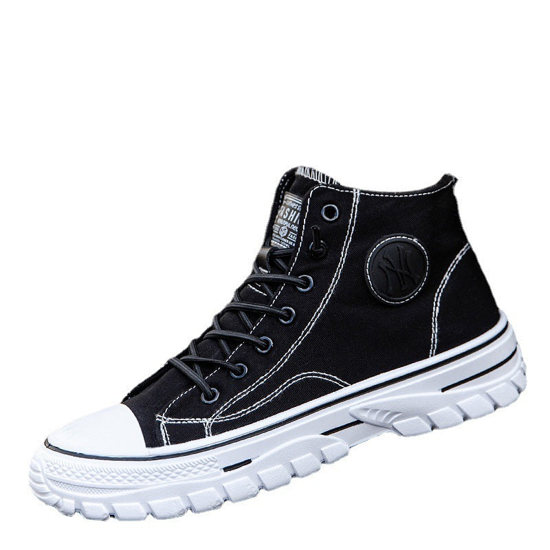 Vincent- Trendy urban canvas sneakers for men