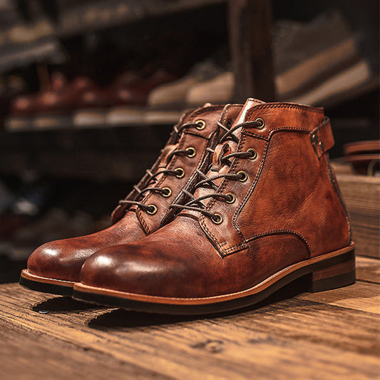 Hans - Orthopedic Leather Men's Boots