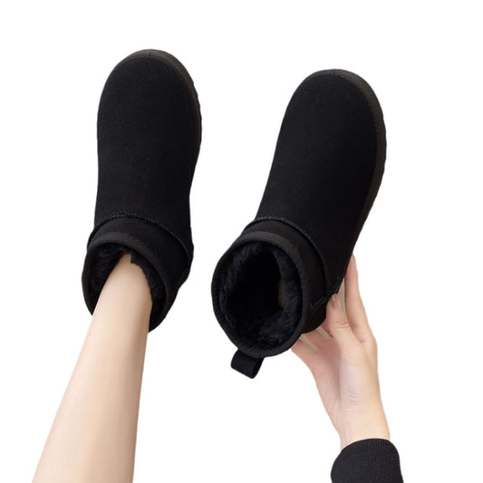 Isabella - Luxe Low winter boots with fur