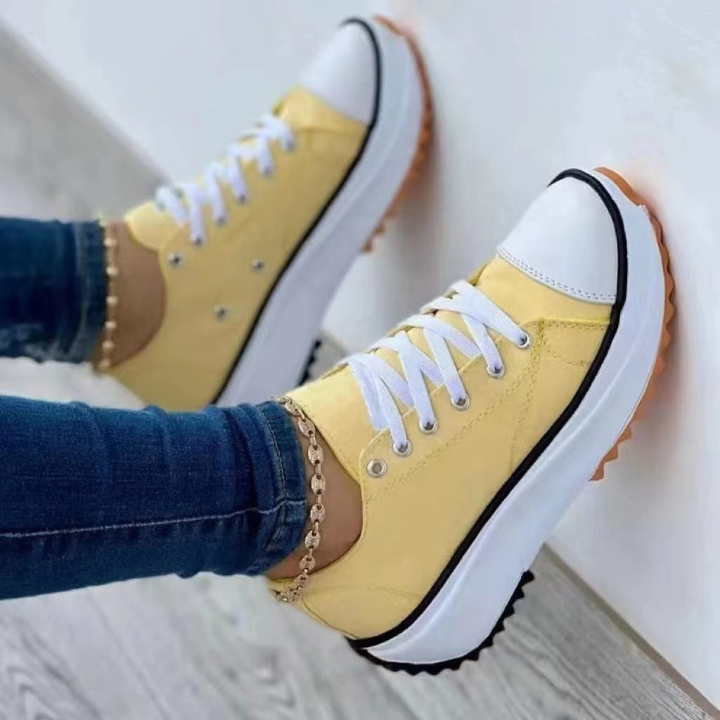 Kristiens - Sneaks I Platform Trainers For Women